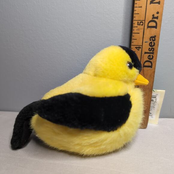 Audubon Birds American Goldfinch Wild Republic Realistic Plush Stuffed NO SOUND - Picture 7 of 11